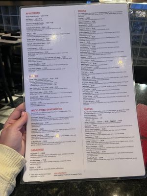 Menu  at Louisiana Pizza Kitchen in New Orleans