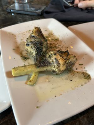 Braised artichoke appetizer  at Louisiana Pizza Kitchen in New Orleans