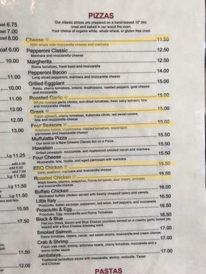 Vegan cheese and vegan chicken at Louisiana Pizza Kitchen in New Orleans