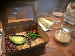 macro bowl and key lime pie at VERD Kent Street in Sydney