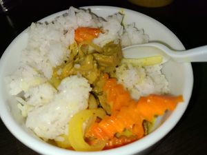 Yellow curry with mock duck at Leela Thai Cuisine in Fargo