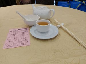 Afternoon tea at Light Vegetarian Restaurant in Kowloon