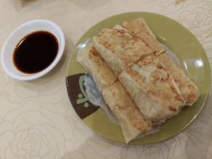 煎鮮竹卷 at Light Vegetarian Restaurant in Kowloon