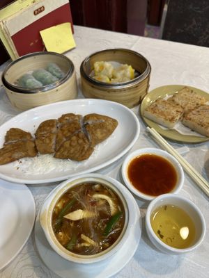   at Light Vegetarian Restaurant in Kowloon