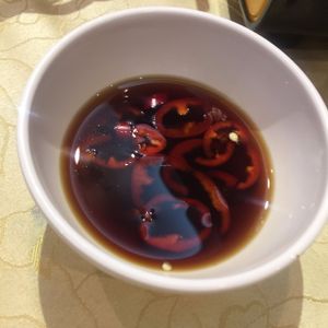 Soy sauce at Light Vegetarian Restaurant in Kowloon