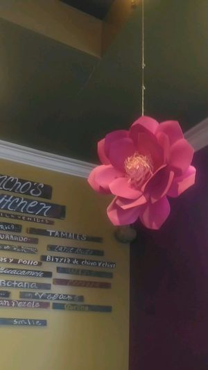 flowers at Pancho's Kitchen in Las Vegas