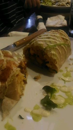 vegan burrito at Pancho's Kitchen in Las Vegas