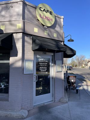 Entrancee  at Cafe Lush in Albuquerque