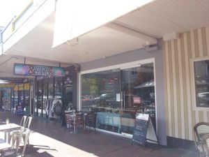 Shop-front of Michelle's Café. at Michelle's Cafe in Toowoomba