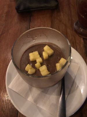Chocolate mousse  at Chile Rojo in Puerto Viejo De Talamanca