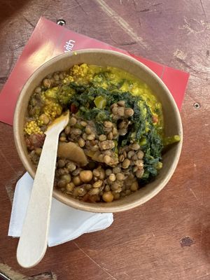 Couscous bowl   at Red Tent Ethiopia in South East London