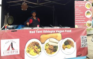 At Royal Arsenal Summer Lates 5th August 2023 at Red Tent Ethiopia in South East London