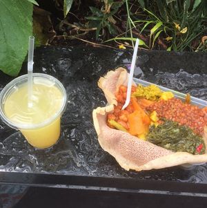 Ethiopian vegan food at Red Tent Ethiopia in South East London