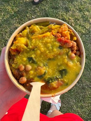  vegan campout!   at Red Tent Ethiopia in South East London