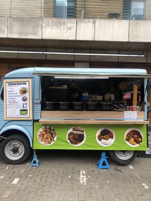Food truck at Red Tent Ethiopia in South East London