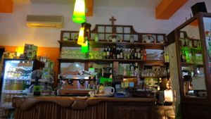 Store counter. at V-Bar Natural in Parma