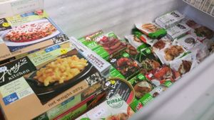 Variedad de congelados 100% libres de sufrimiento at Encuentro Vegano in Madrid