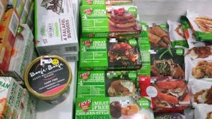 Variedad de congelados 100% libres de sufrimiento at Encuentro Vegano in Madrid