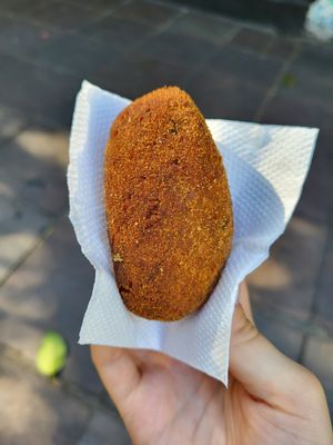 Pea croquette at Donna Laura Doces e Salgados in Porto Alegre