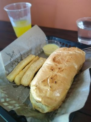 cuban sandwich - bland at Equelecua Cuban Cafe - Cloud Kitchen in Los Angeles