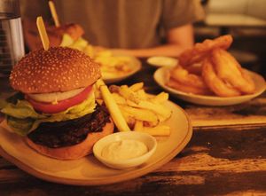 Blackbean burger at Blas Burgerworks in St Ives