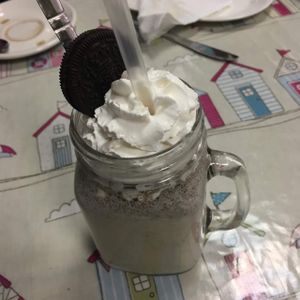 Vegan Oreo milkshake  at Blondes in Cottingham