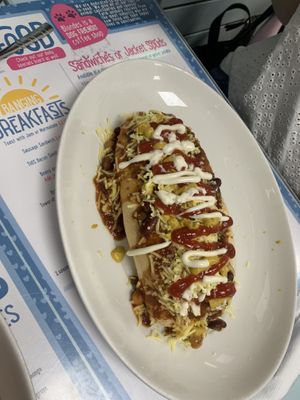 Chilli dog   at Blondes in Cottingham