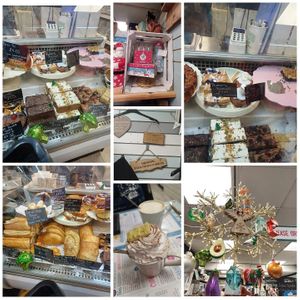 Christmas at Blondes. So much cake! at Blondes in Cottingham