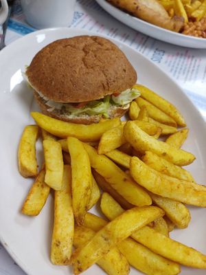 This! BLT and chips at Blondes in Cottingham
