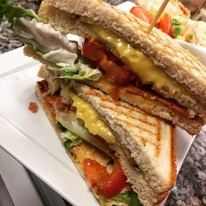 Club sandwich   ✌  at Blondes in Cottingham