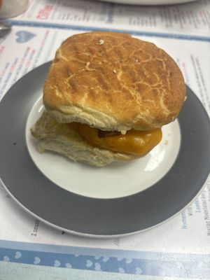 Breakfast Bun  at Blondes in Cottingham