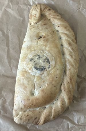 Peppered Steak Pasty  at Blondes in Cottingham