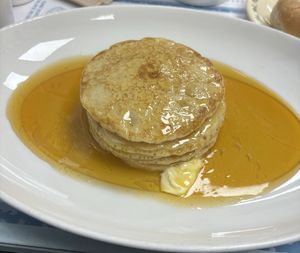 Maple Pancake Stack  at Blondes in Cottingham