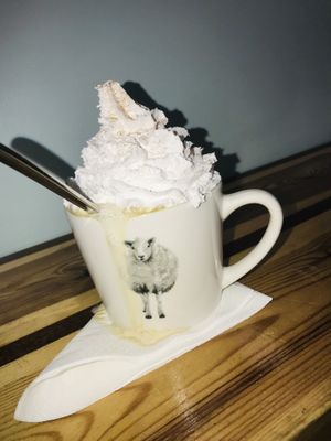 Pumpkin spice latte ❤️  at Blondes in Cottingham