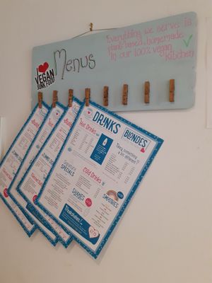  Blondes in Cottingham 100% fully vegan cafe at Blondes in Cottingham