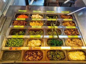 Vegetarian ingredients at QQ Rice - Hillion Mall in West Singapore