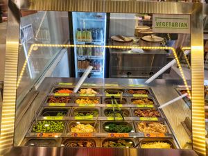 Vegetarian ingredients at QQ Rice - Hillion Mall in West Singapore