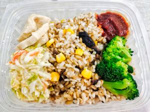 Sesame oil mushroom oat rice at QQ Rice - Hillion Mall in West Singapore