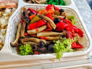 Mushroom at QQ Rice - NUH in Central Singapore