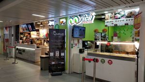 Shop front at QQ Rice - NUH in Central Singapore