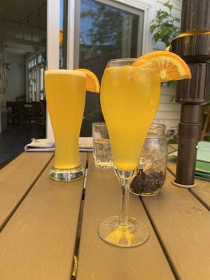 Manmosa and mimosa at The Mad Batter in Cape May