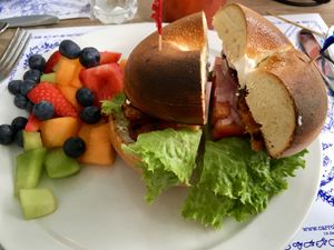 Vegan TLT Breakfast Sandwich  at The Mad Batter in Cape May