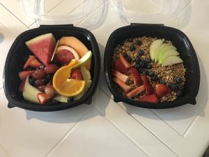 Small fruit bowl and vegan granola  at The Mad Batter in Cape May