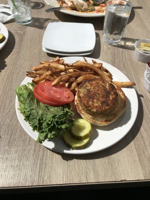 Vegan “Crab” Cake Sandwich. at The Mad Batter in Cape May