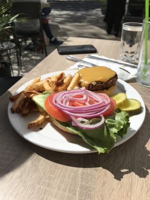Grilled Vegan Burger. at The Mad Batter in Cape May