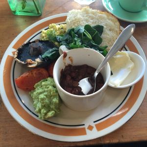 big vegan breakky  at Dear Daisy in Forestville