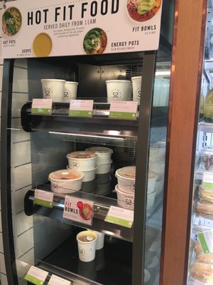 Warm food at Crussh Juice Bars - Jubilee Place in East London