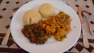 Vegan tajine at Le Safran in Toulouse