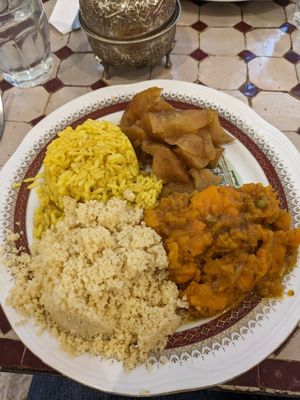 Sweet potato and apple stew at Le Safran in Toulouse