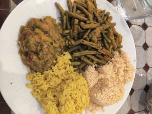 Green beans and eggplant pate at Le Safran in Toulouse